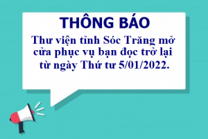 Thư viện tỉnh Sóc Trăng mở cửa phục vụ bạn đọc trở lại