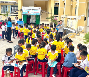 Hoạt động “Ngày Sách và văn hóa đọc Việt Nam lần thứ Tư năm 2025” tại huyện Long Phú